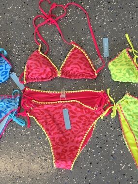 Popvil Neon Leopard Tie Bikini Bundle